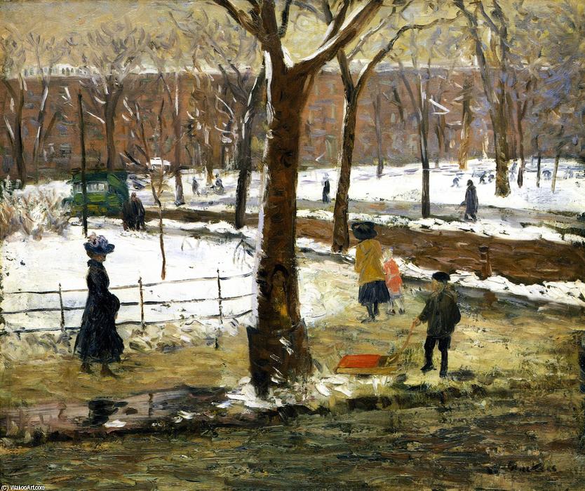 Washington Square, Winter (also Known As Washington Square) — William James Glackens
