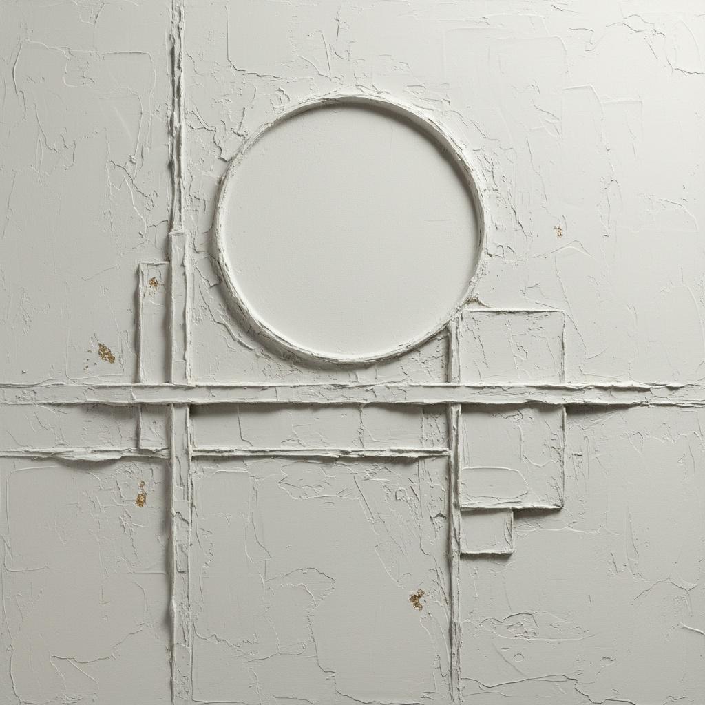 Monolithic Alabaster Relief: A Meditative Study In Geometric Silence And Timeless Texture — David Moreau