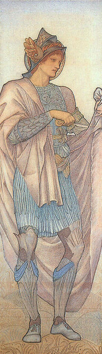 St. Martin, Design For Stained Glass — Edward Coley Burne-jones