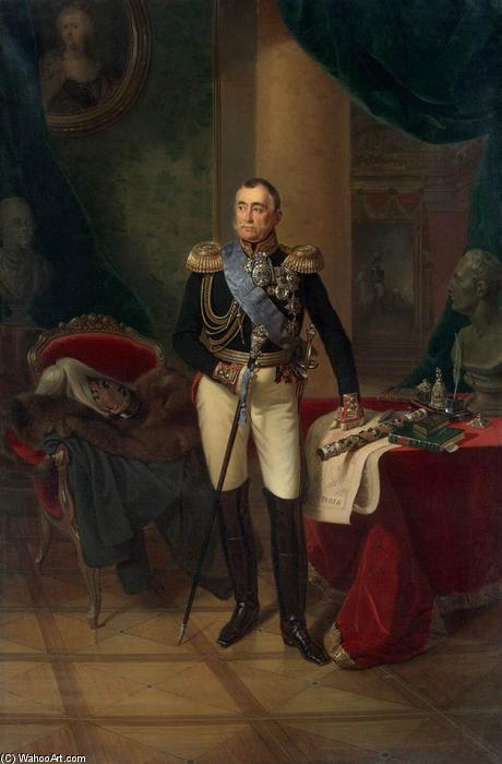 Portrait Of Prince Pyotr Volkonsky — Franz Krüger