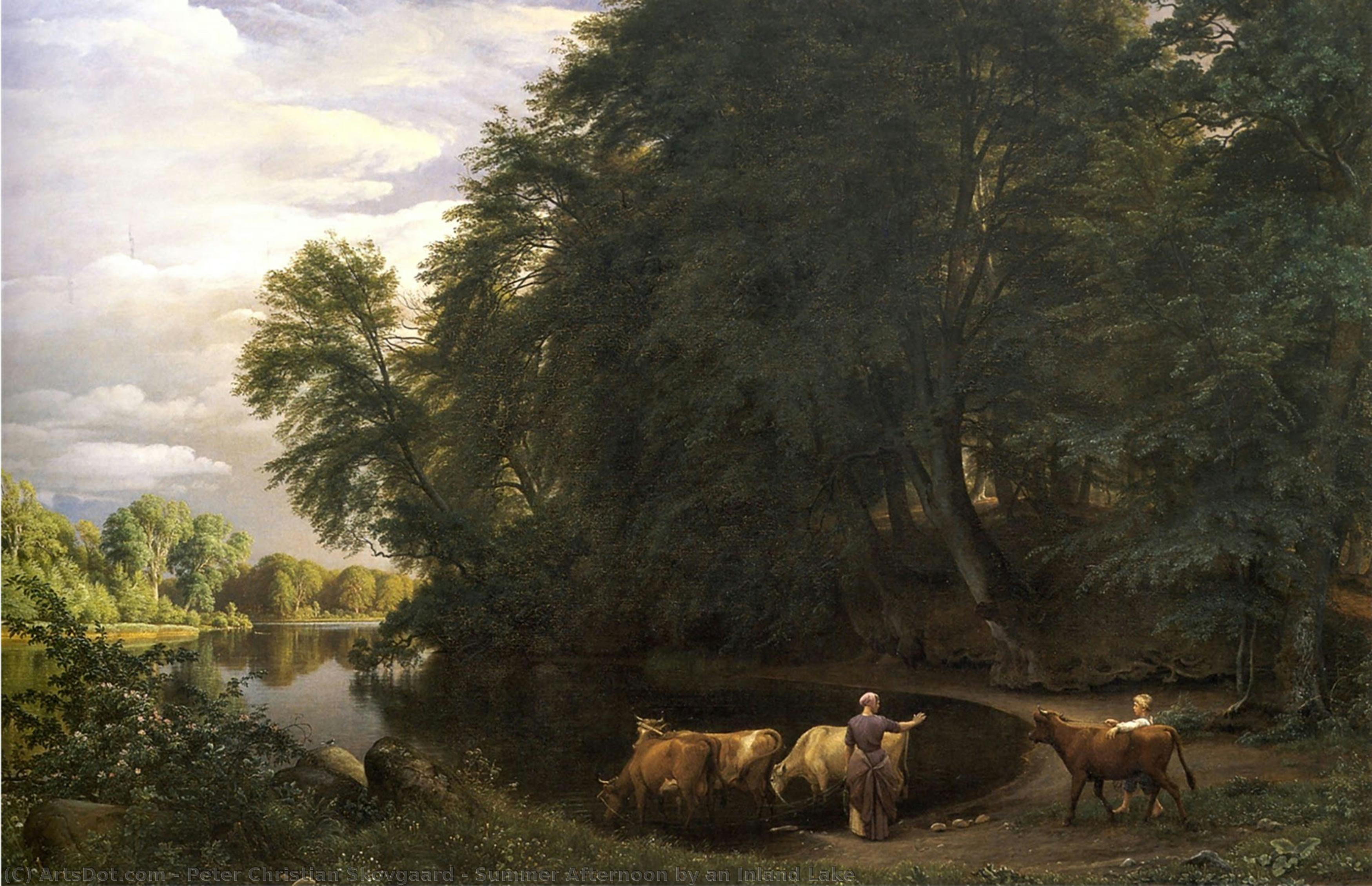 Summer Afternoon By An Inland Lake — Peter Christian Skovgaard