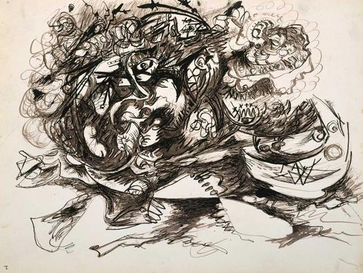 Untitled (o'connor-thaw 771) — Джексон Поллок