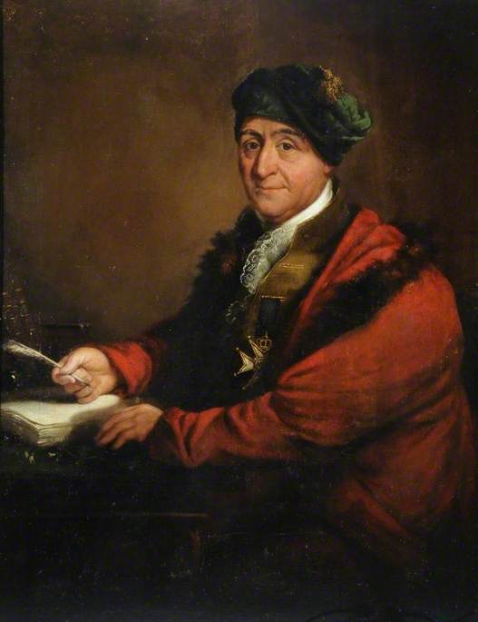 Idealised Portrait Of Carl Linnaeus (1707–1778) — Charles Henry Schwanfelder
