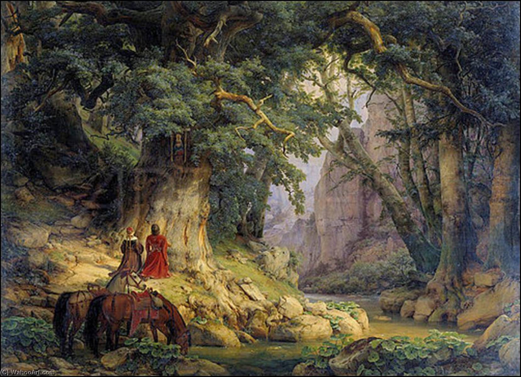 German Forest — Carl Friedrich Lessing