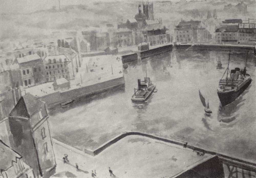 The Port Of Dieppe — Kuzma Petrov-vodkin