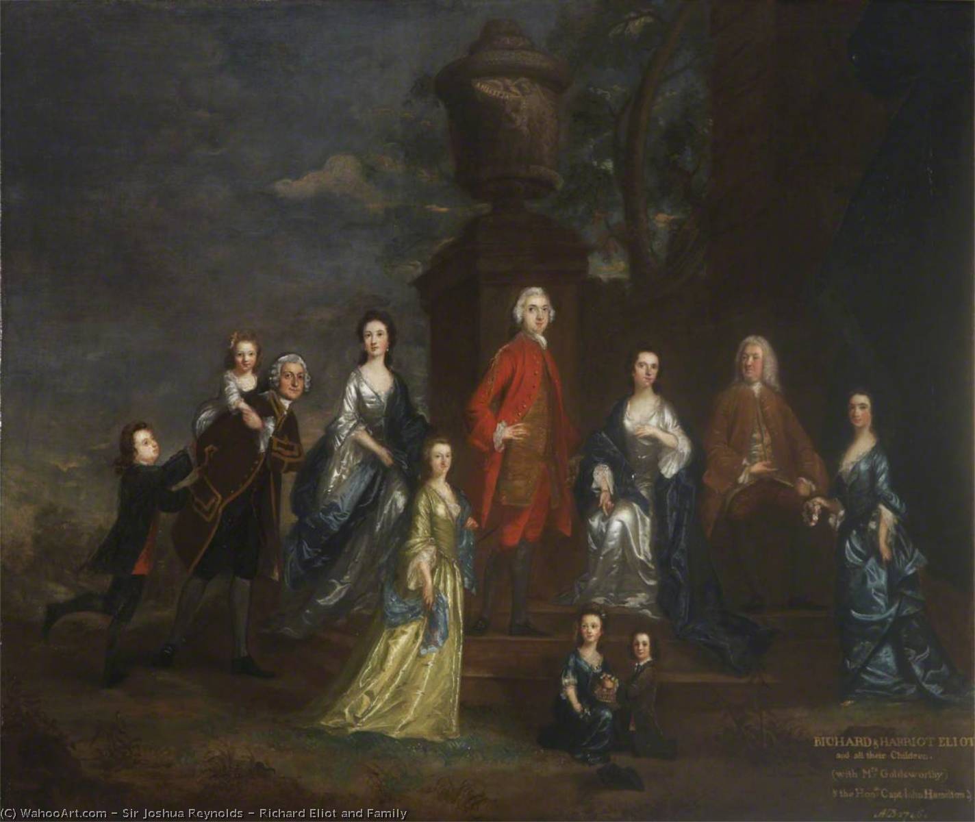 Richard Eliot And Family — Sir Joshua Reynolds