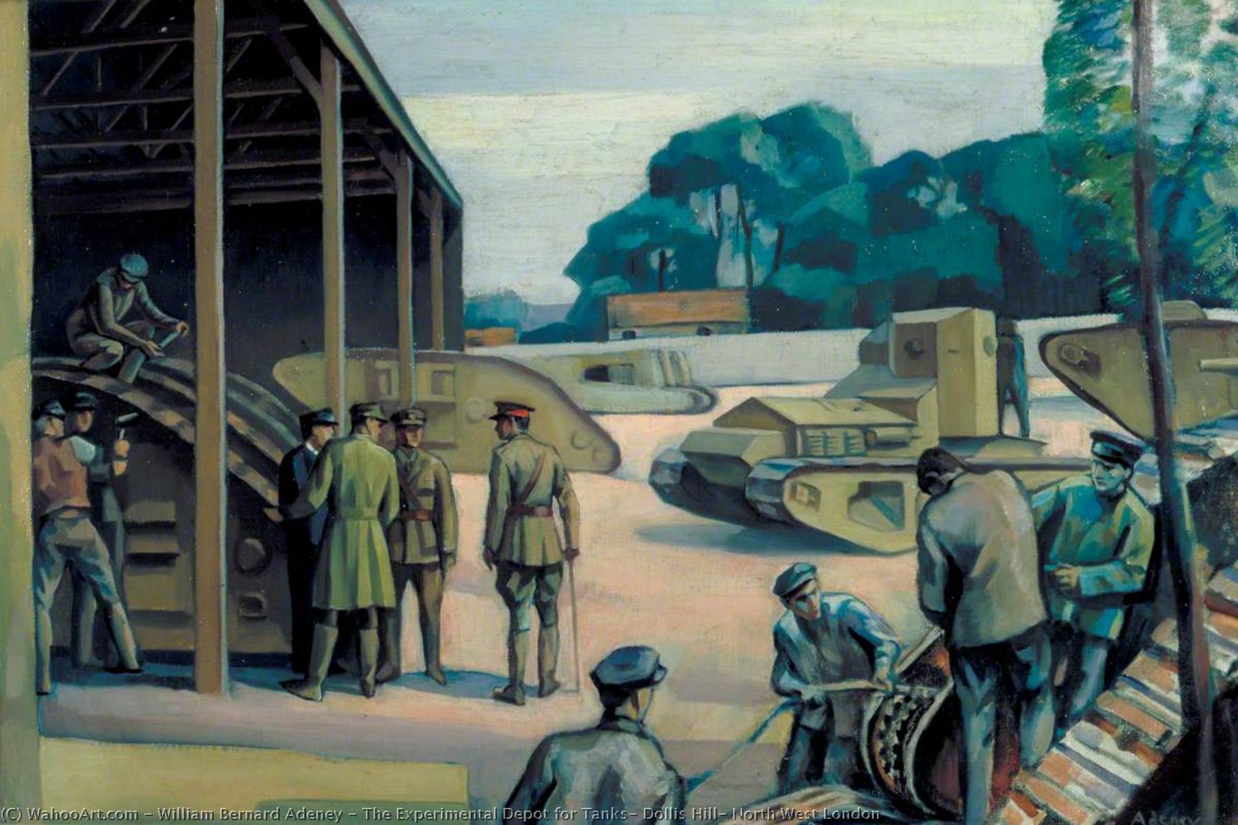 The Experimental Depot For Tanks, Dollis Hill, North West London — William Bernard Adeney