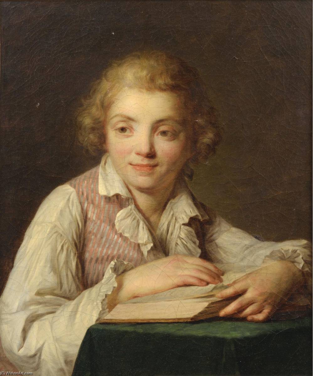 Portrait De Jean René Vestier — Antoine Vestier Avallon Paris