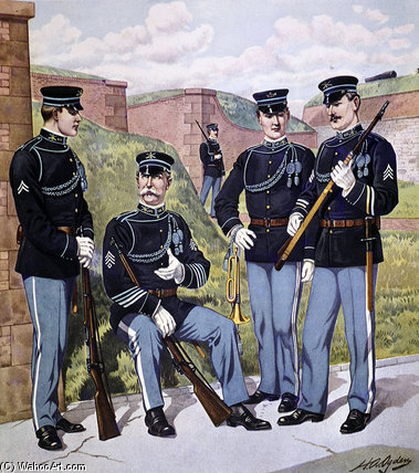 U.s. Infantry Full Dress — Henry Alexander Ogden
