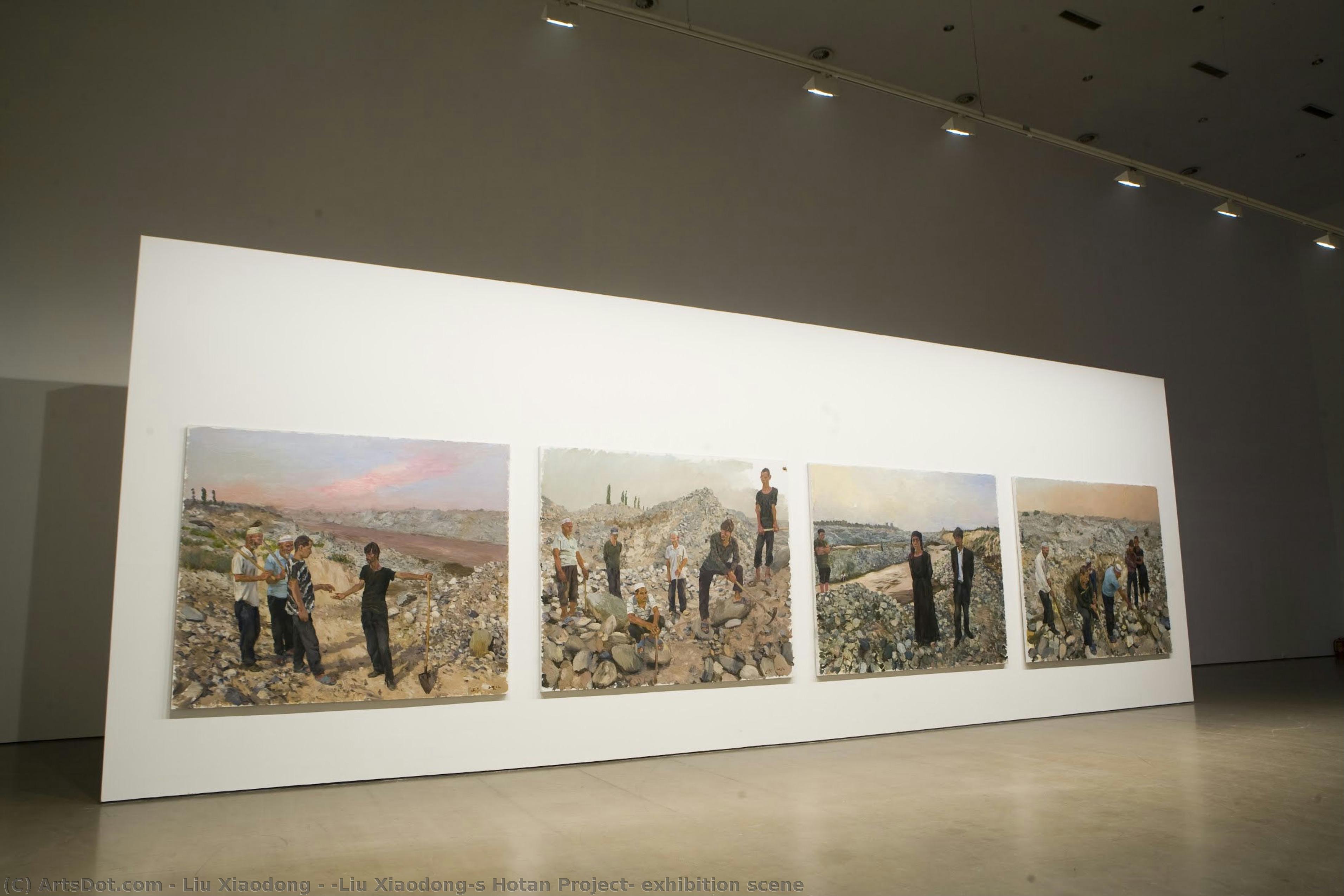 “liu Xiaodong’s Hotan Project” Exhibition Scene — Liu Xiaodong