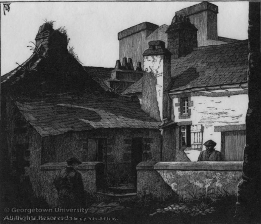 Chimney Pots (brittany) — Grace Thurston Arnold Albee
