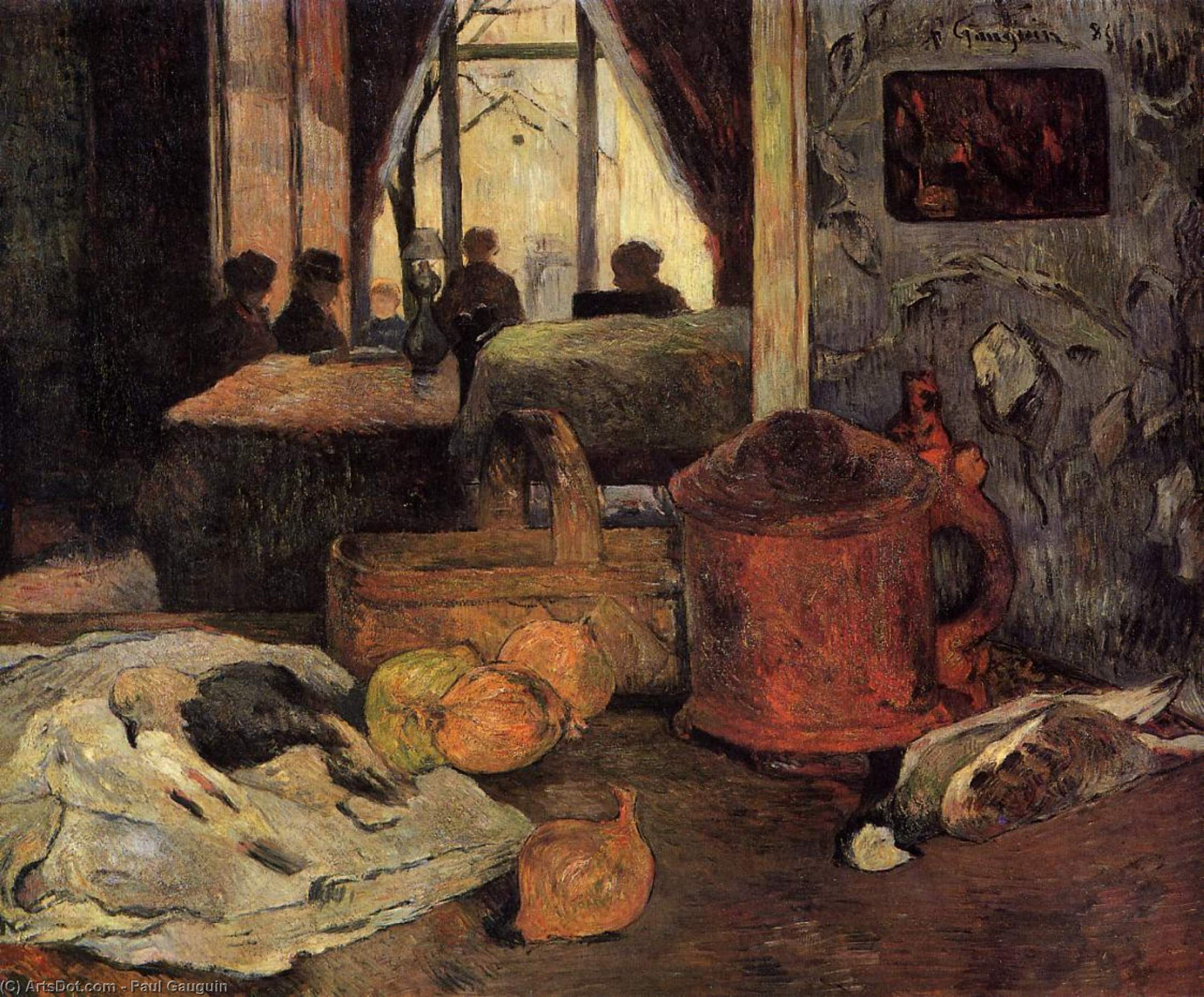 Still Life In An Interior, Copenhague — Eugène Henri Paul Gauguin