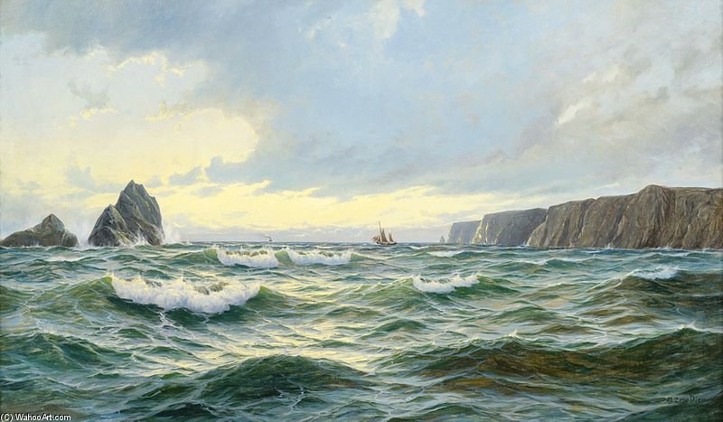 A Rocky Coastal Landscape At Early Morning — Michael Zeno Diemer