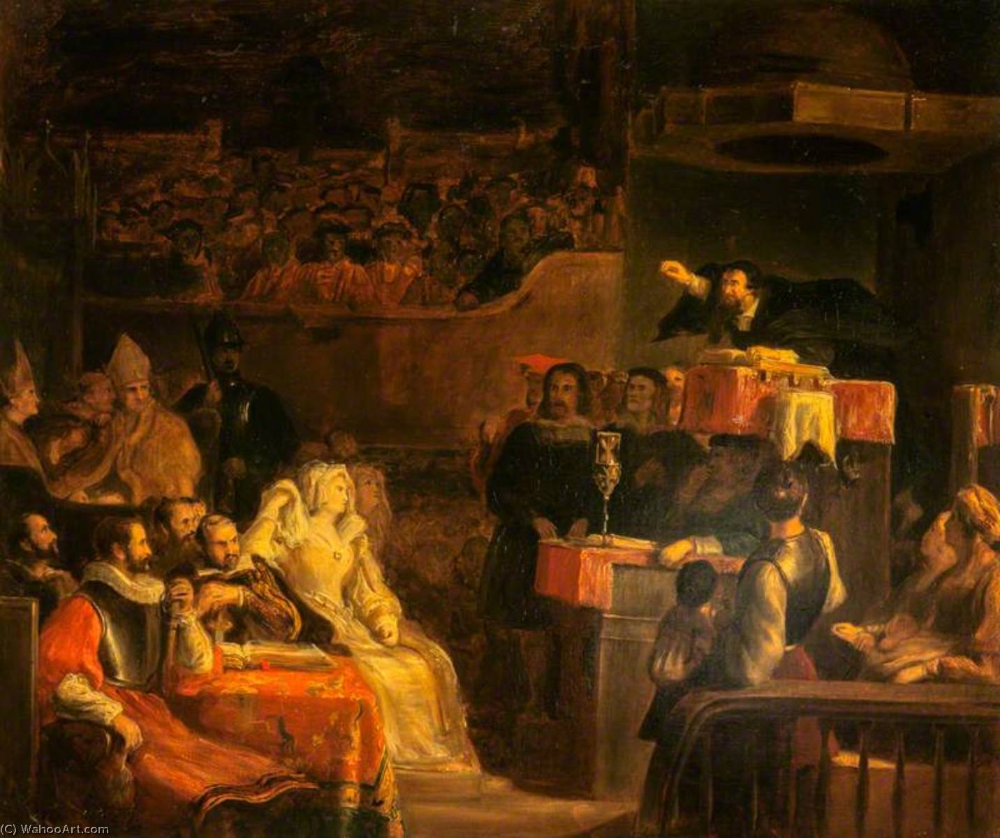 The Preaching Of John Knox Before The Lords Of The Congregation, 10th June 1559 — Sir David Wilkie