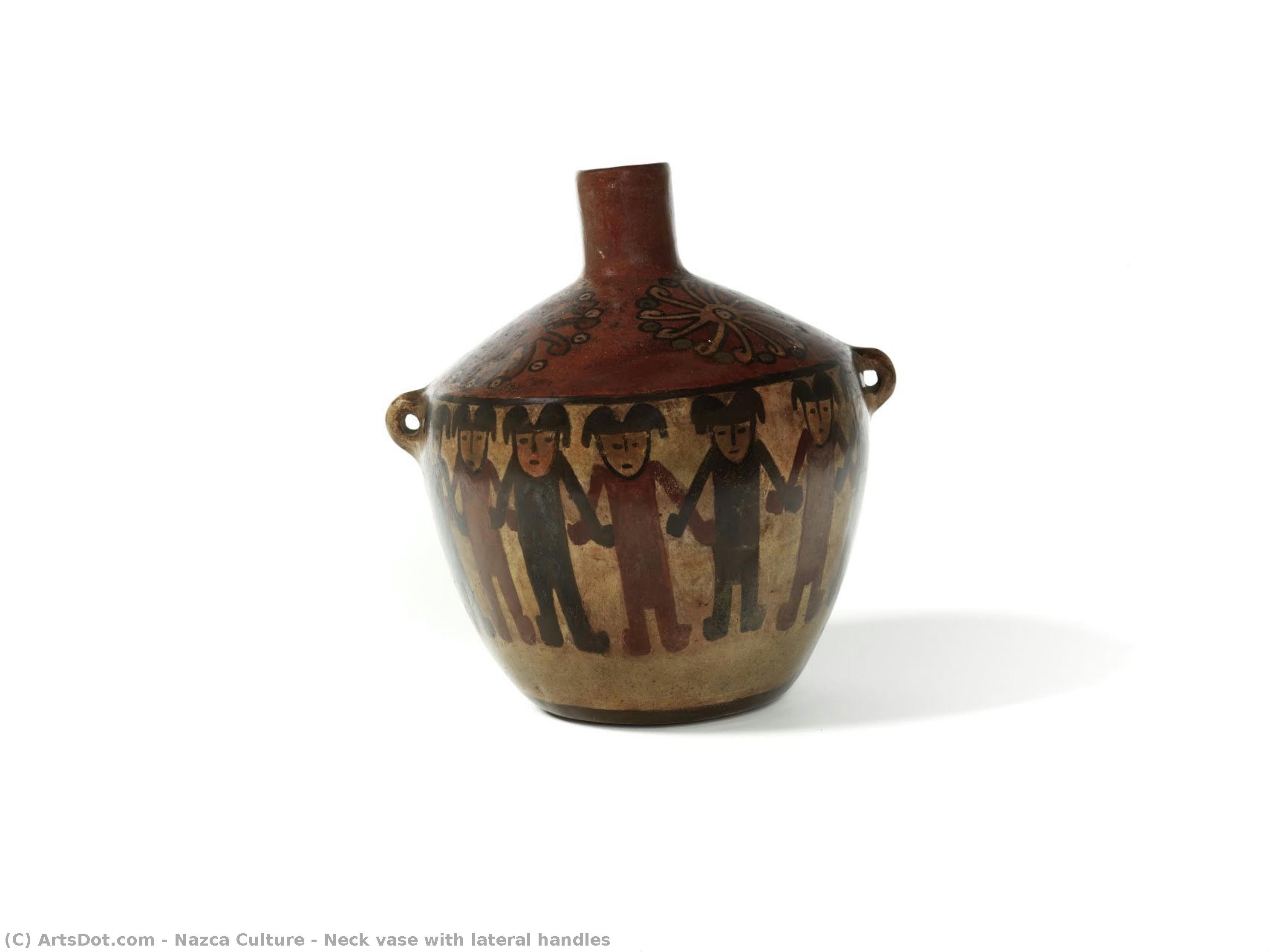 Neck Vase With Lateral Handles — Nazca Culture