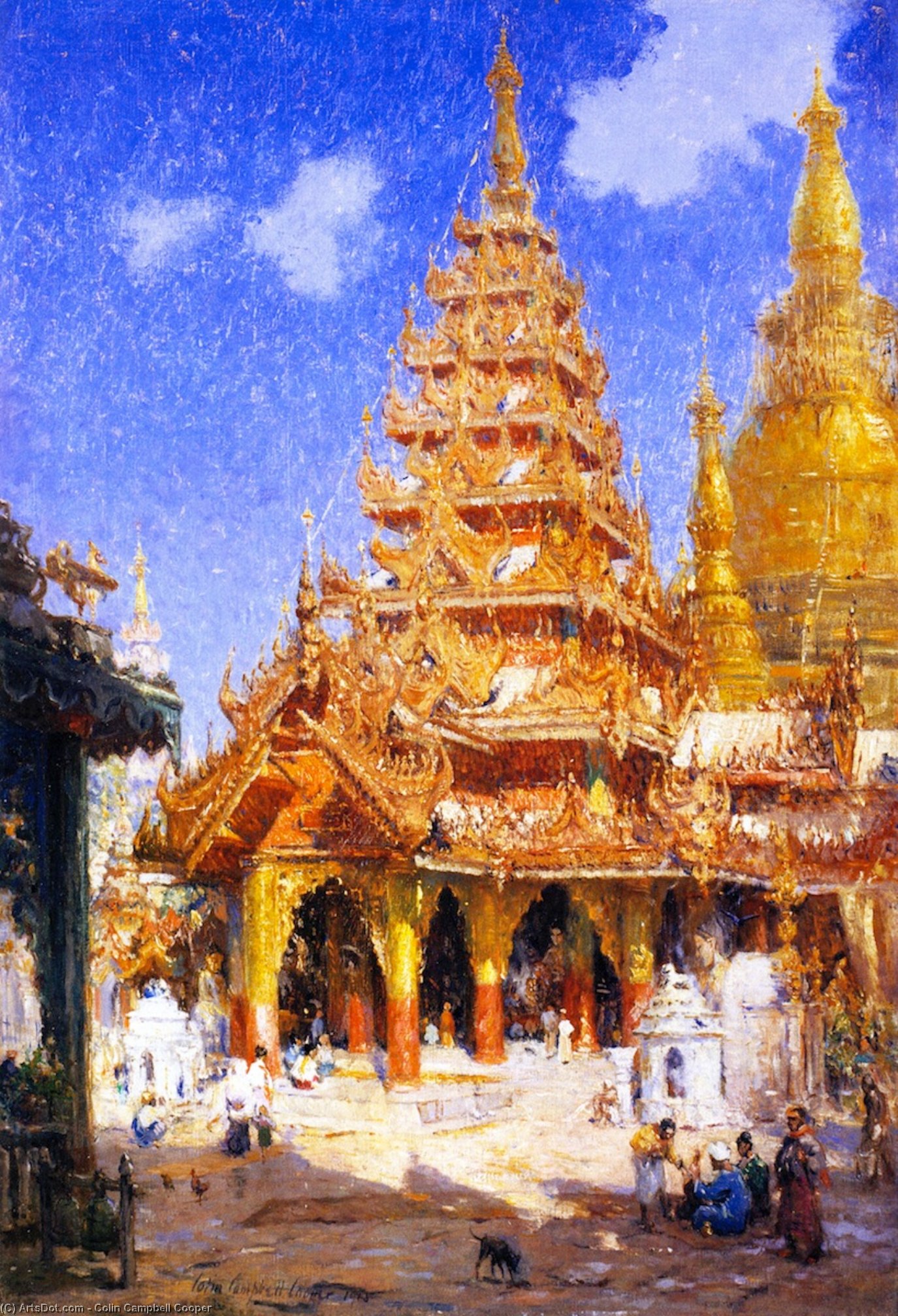 Shwe Dagon Pagoda, Burma — Colin Campbell Cooper