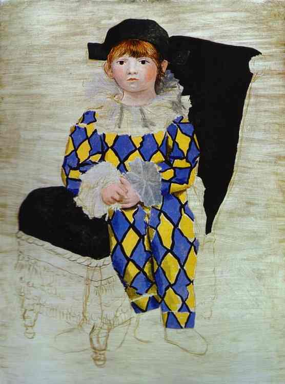 Paulo, Picasso's Son, As Harlequin — Pablo Picasso