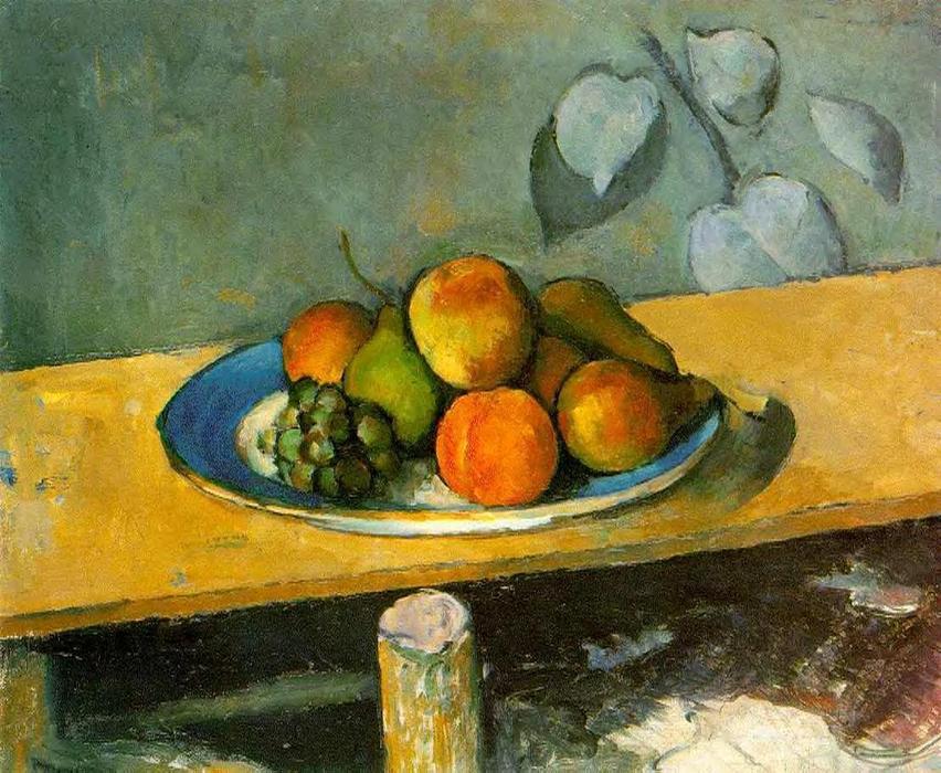 Peaches, Pears And Grapes — Paul Cézanne