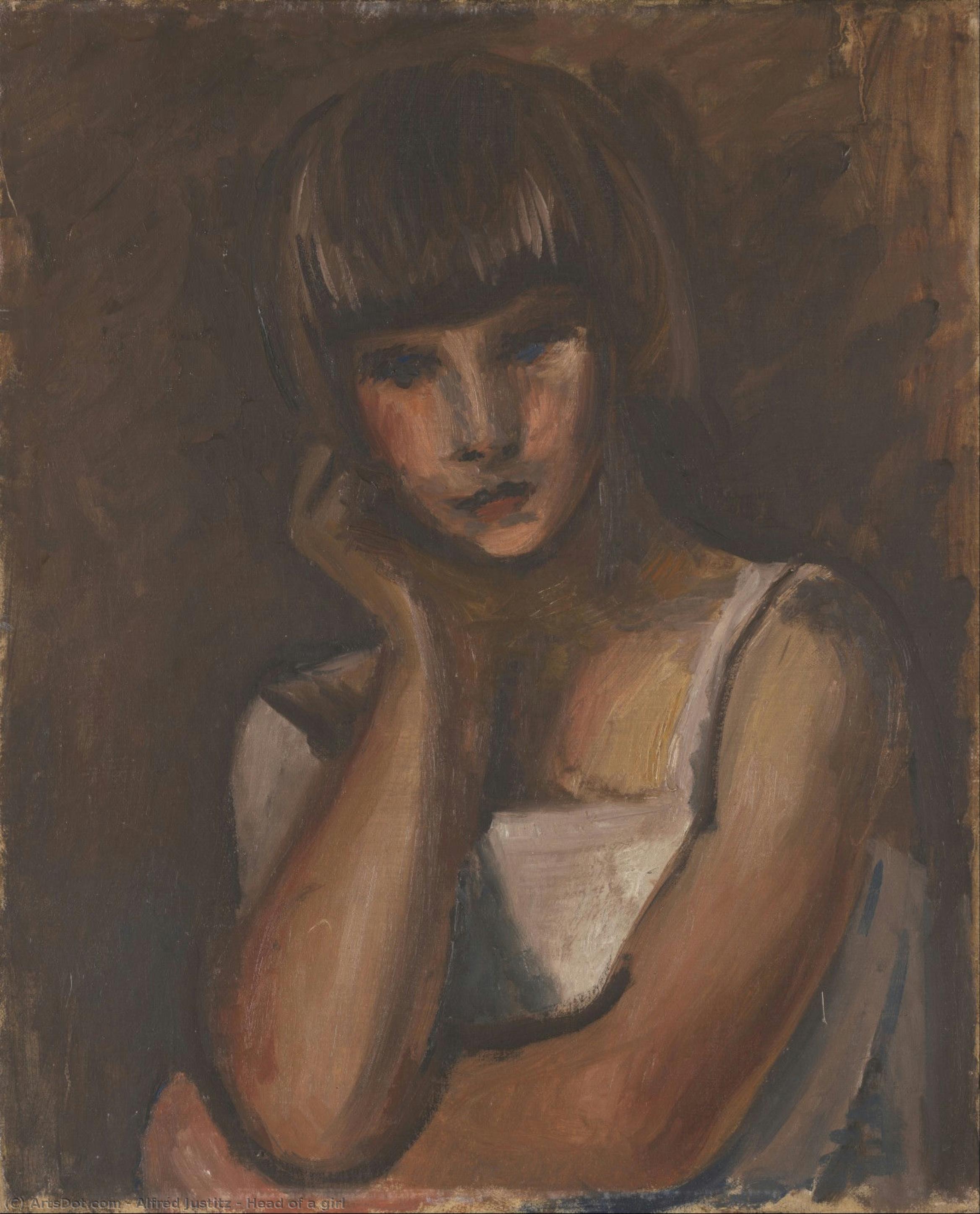 Head Of A Girl — Alfréd Justitz