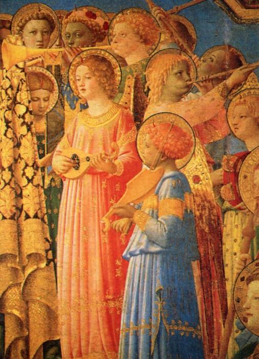 Krönung Der Jungfrau (detail) — Fra Angelico