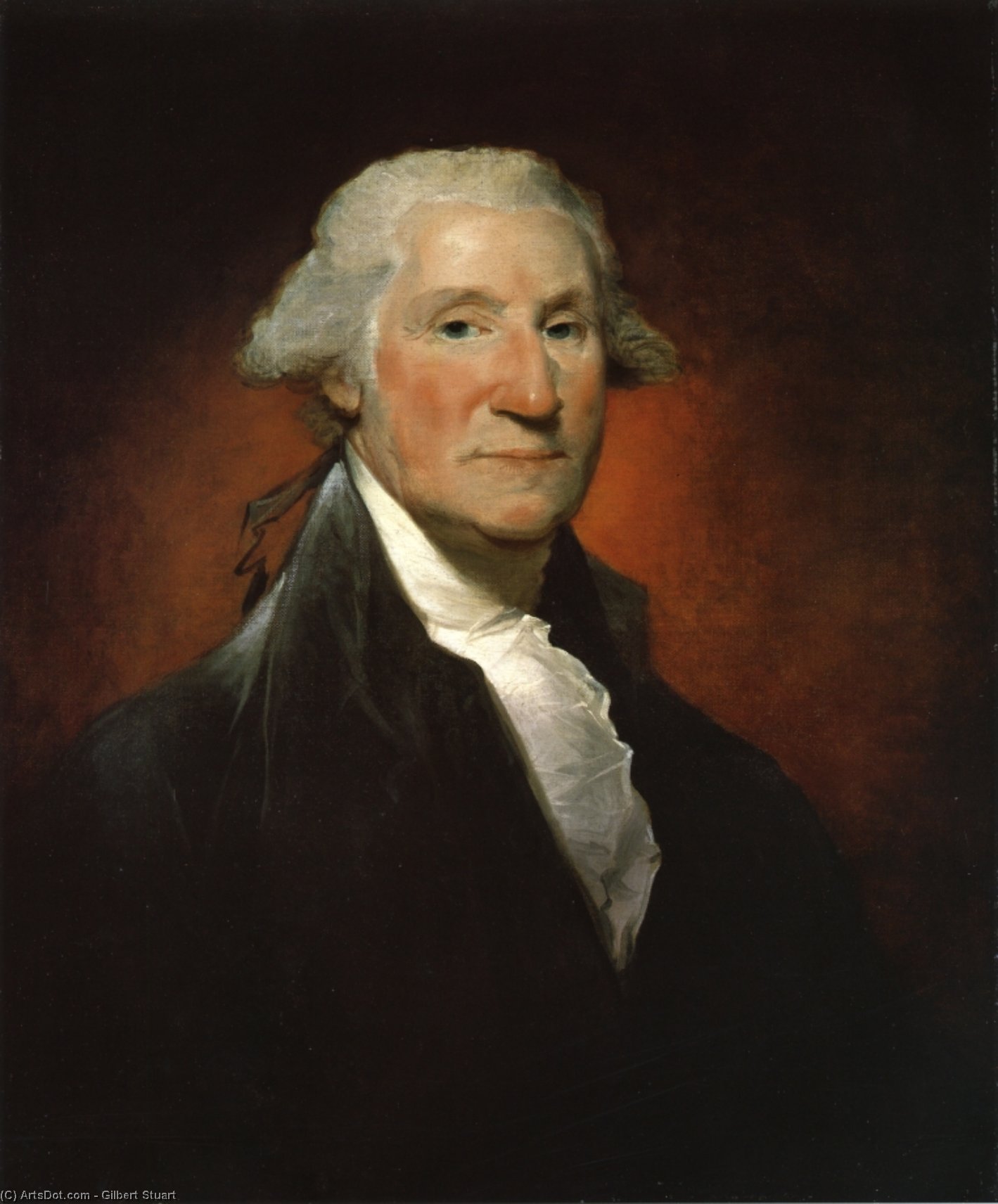 George Washington (the Vaughan Portrait) — ギルバート・スチュアート