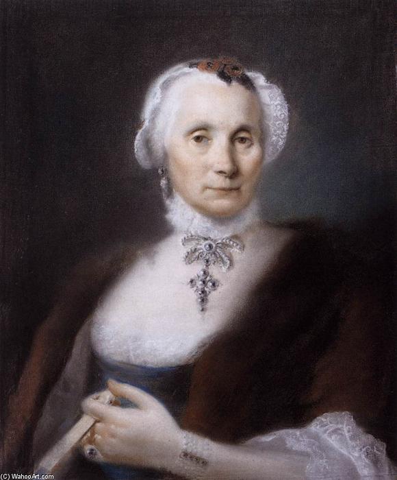 Portrait Of Cecilia Guardi Tiepolo — Lorenzo Baldissera Tiepolo
