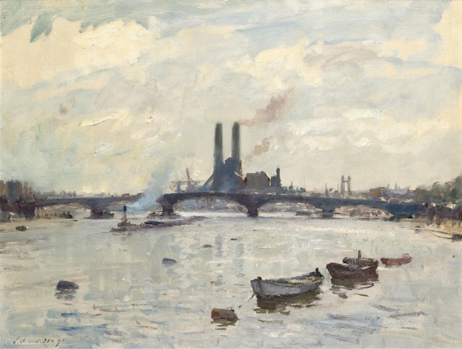 Lots Road Power Station On The Thames — Edward Seago