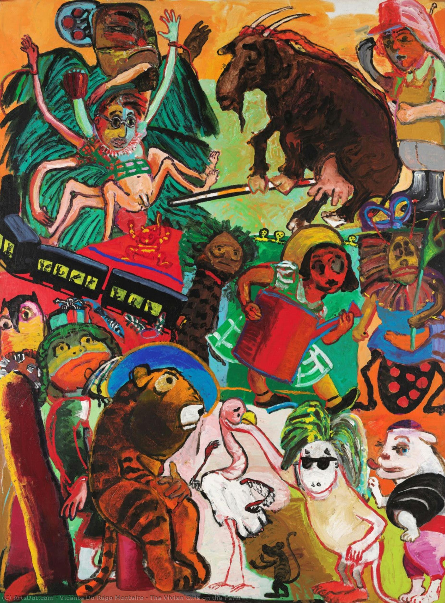 The Vivian Girls On The Farm — Vicente Do Rêgo Monteiro