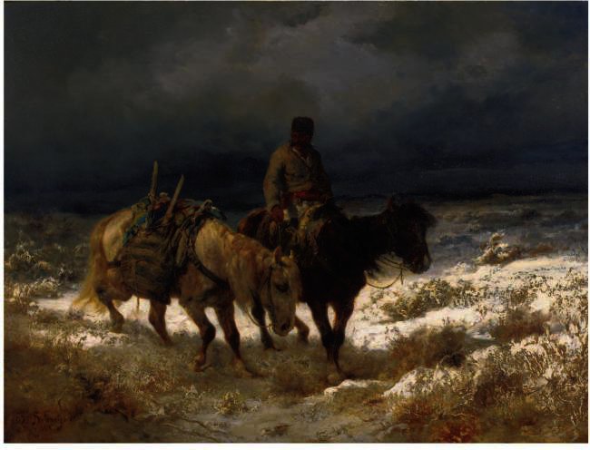 Horseman On The Russian Steppe — アドルフ・シュレイヤー