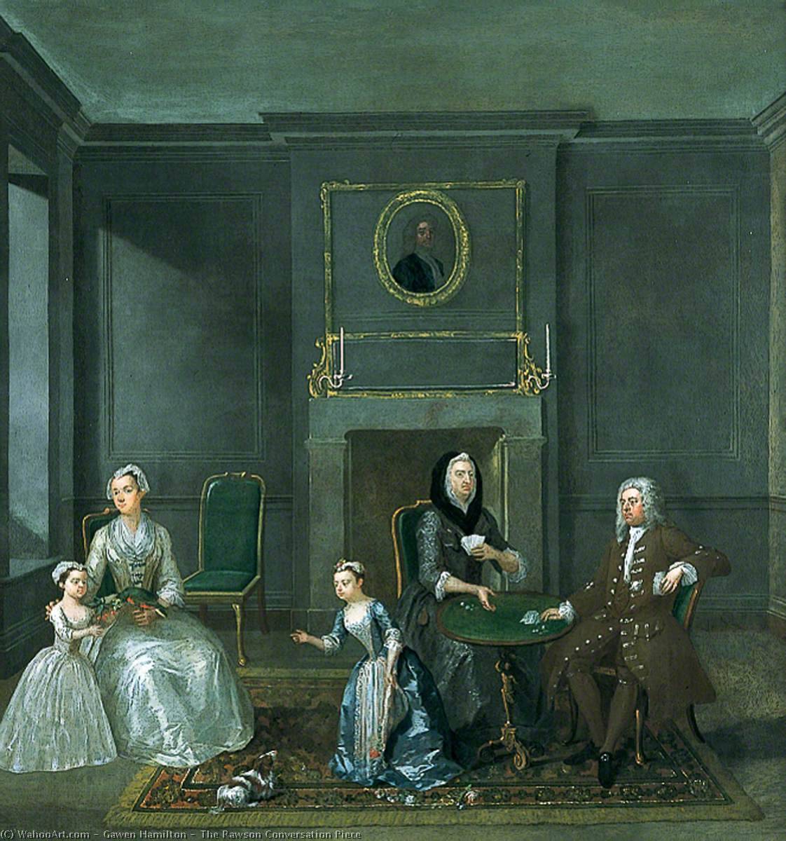 The Rawson Conversation Piece — Gawen Hamilton