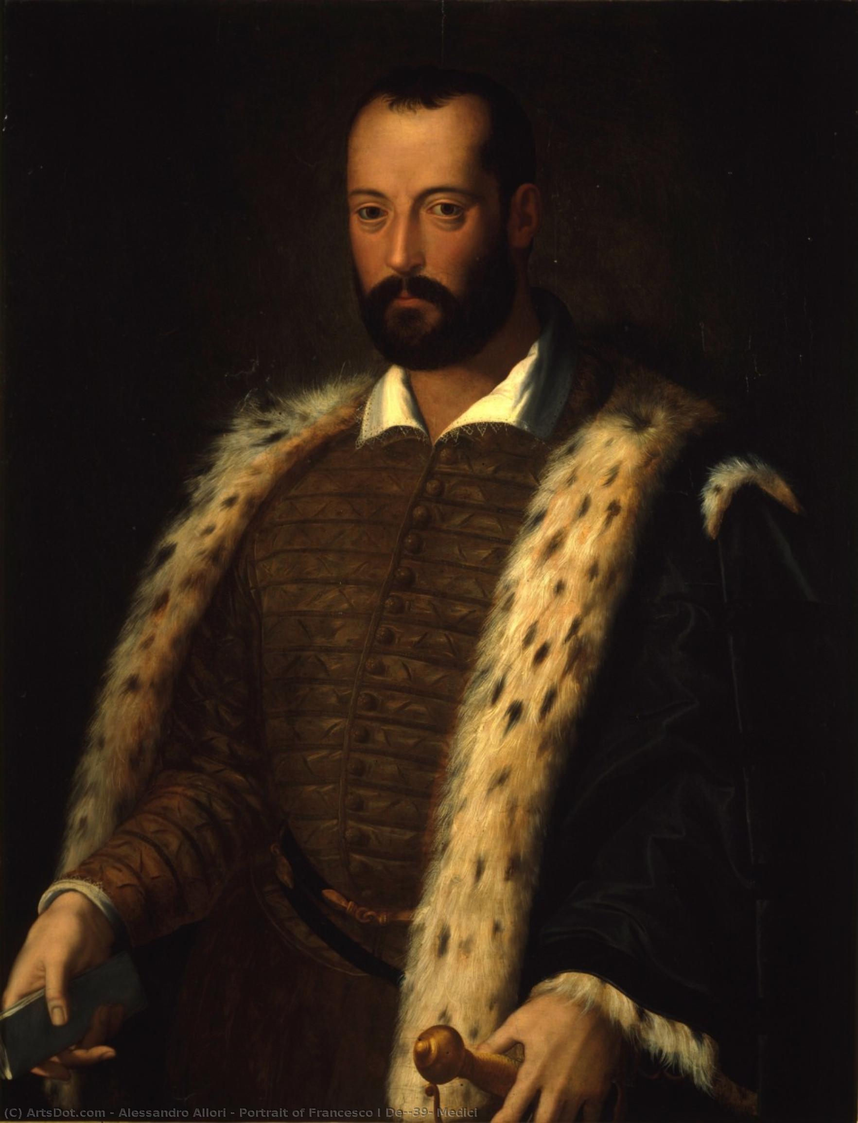Portrait Of Francesco I De' Medici — Alessandro Allori