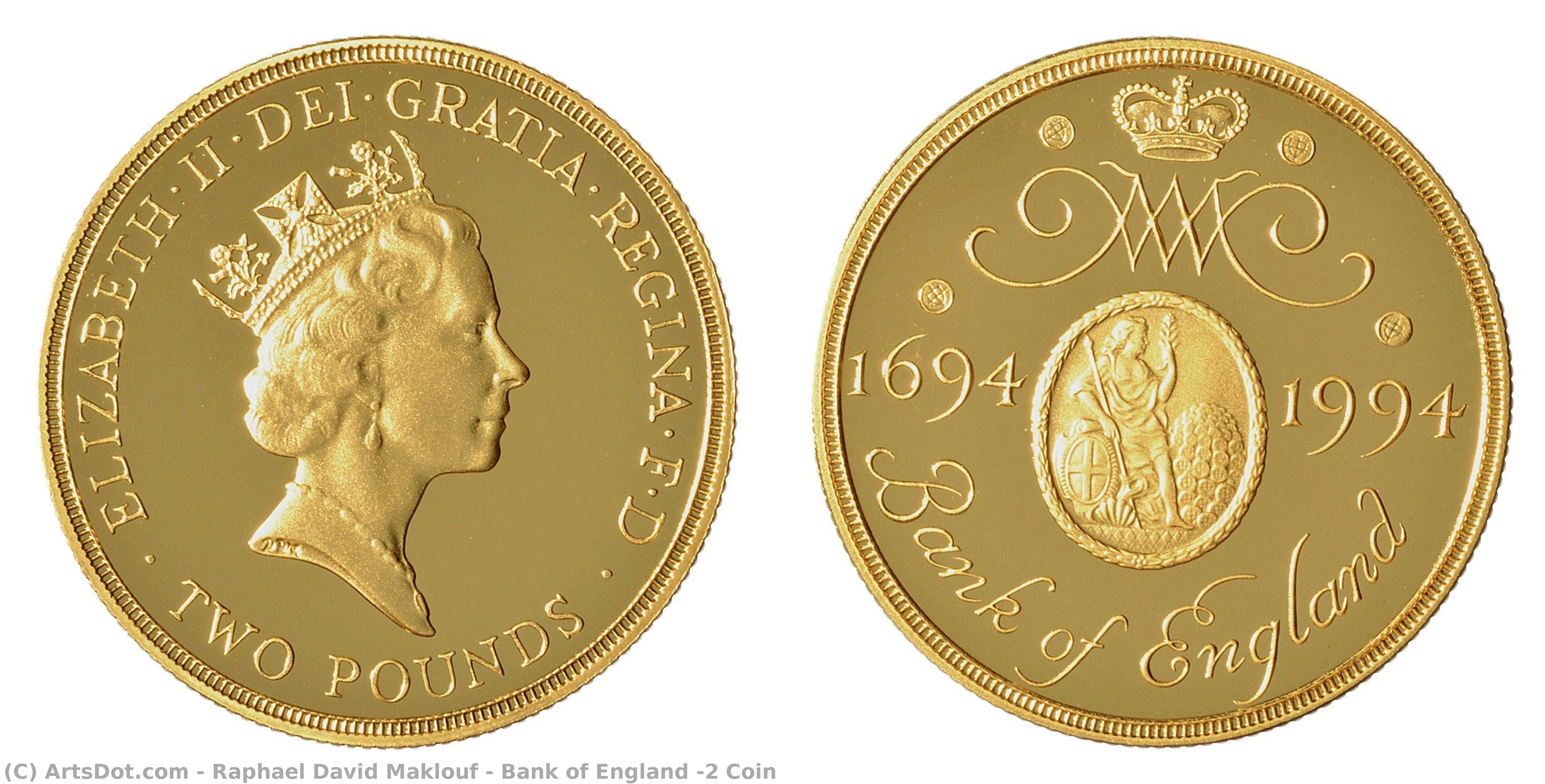 Bank Of England £2 Coin — Raphael David Maklouf