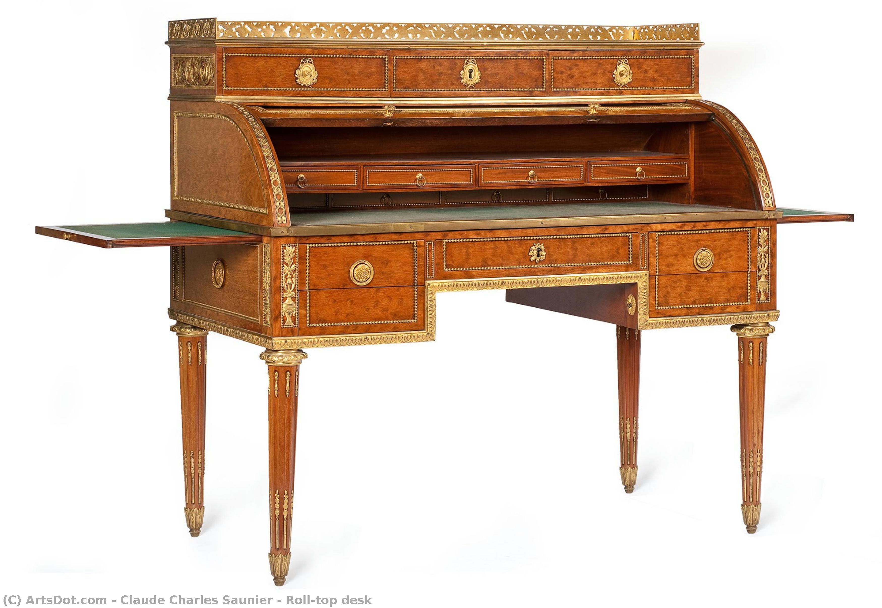 Roll-top Desk — Claude Charles Saunier