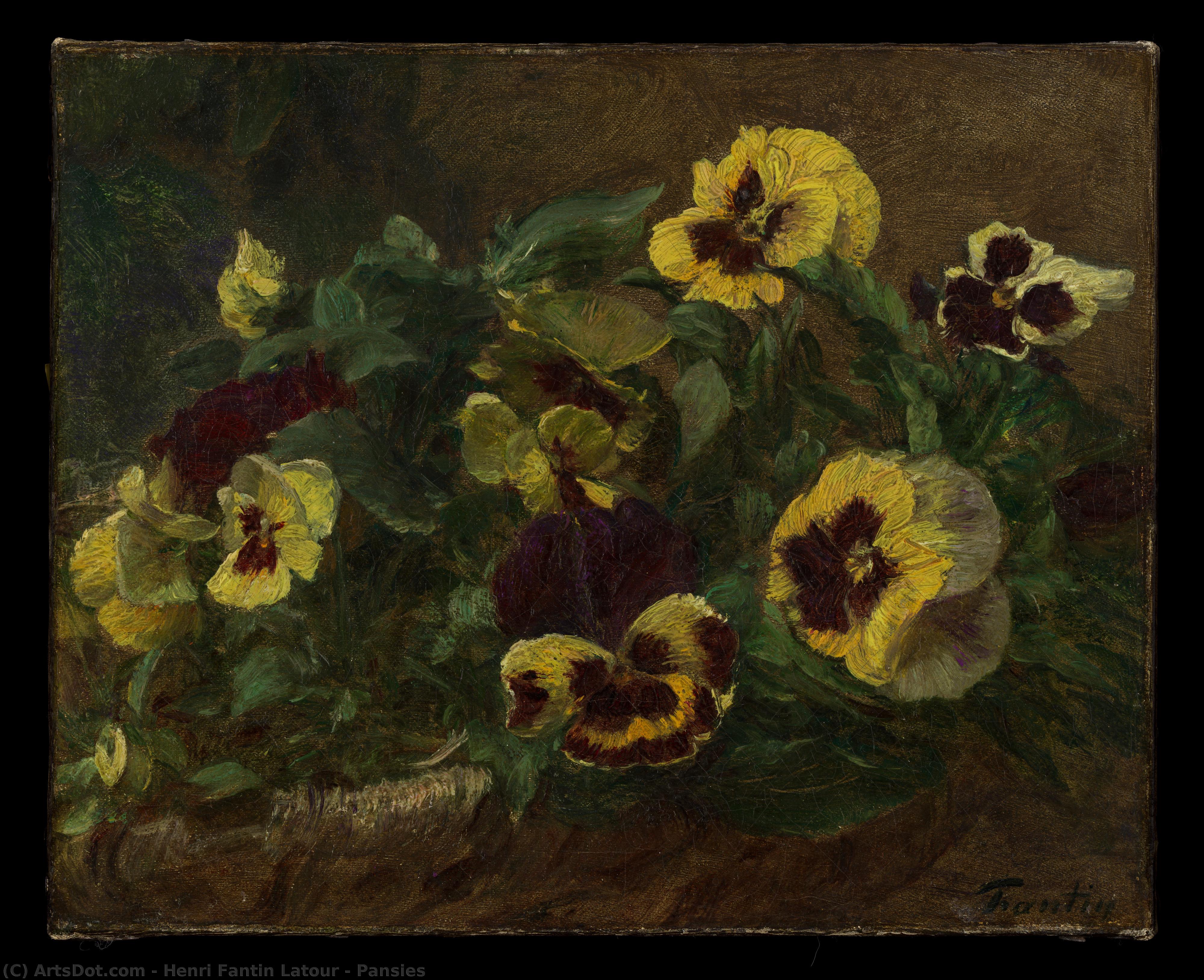 Pansies — Анри Фантен-латур
