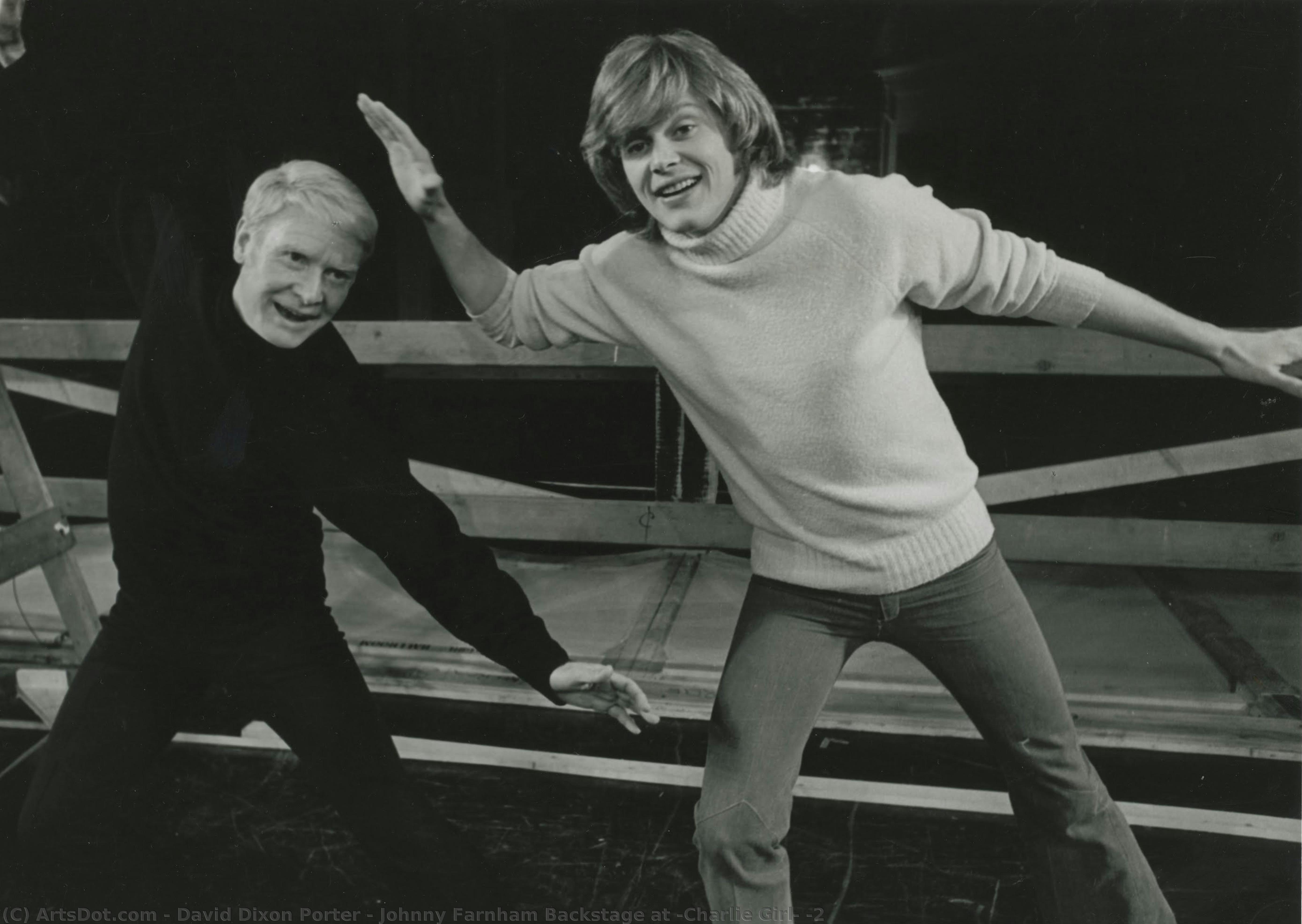 Johnny Farnham Backstage At ‘charlie Girl’ #2 — David Dixon Porter