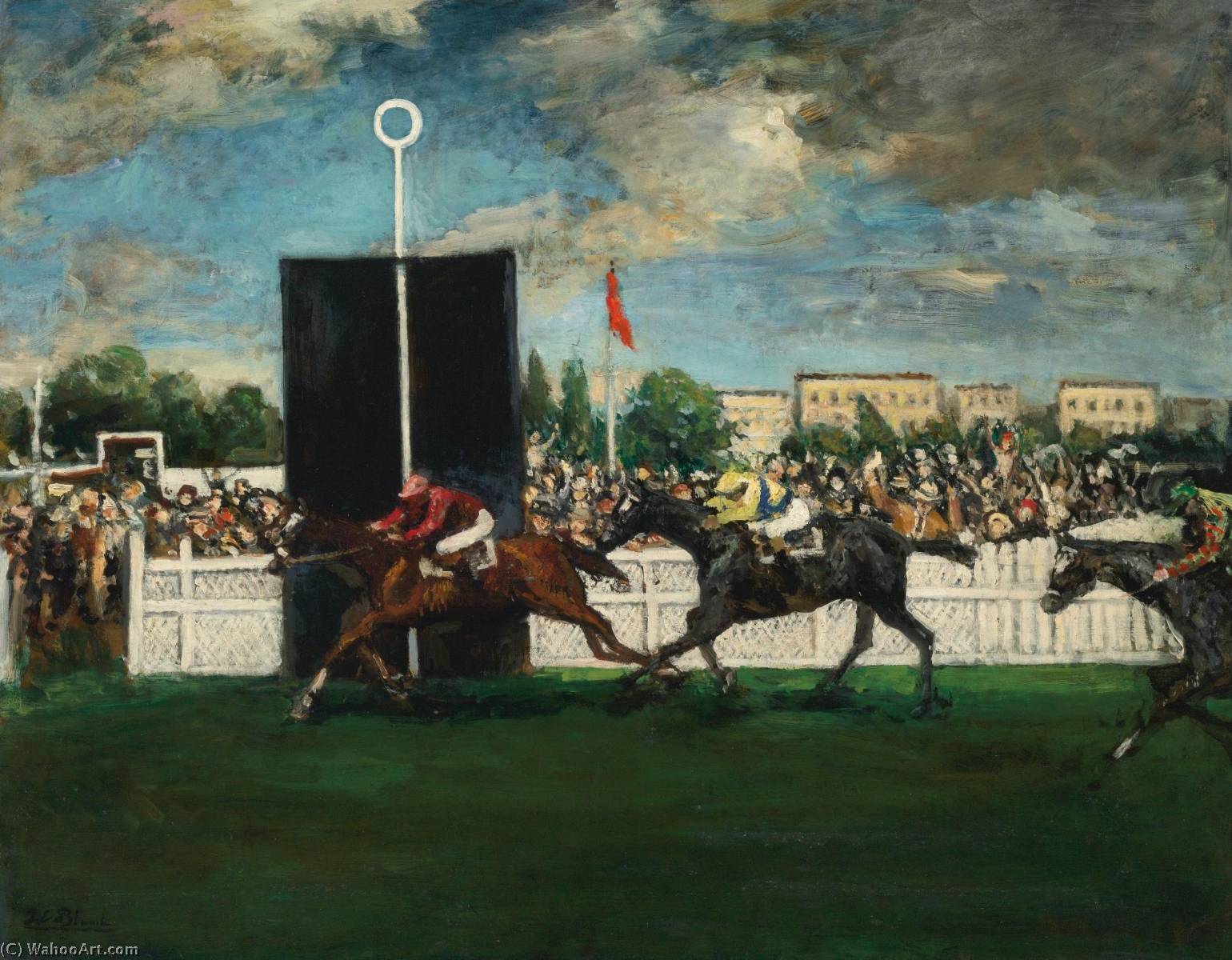 The Finish At An English Country Racecourse — Jacques-émile Blanche