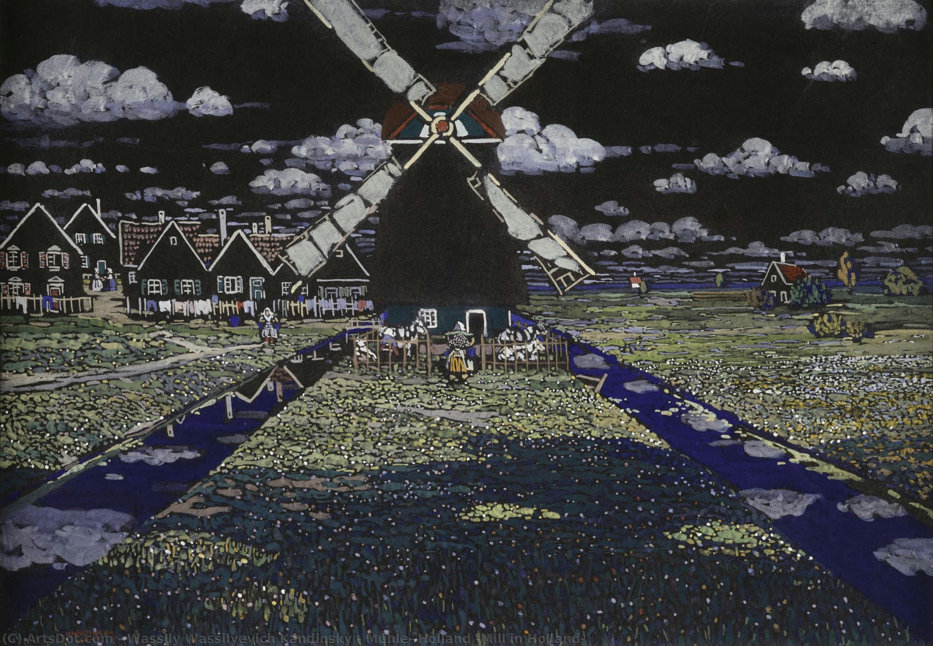 Mühle, Holanda (molino En Holanda) — Wassily Wassilyevich Kandinsky