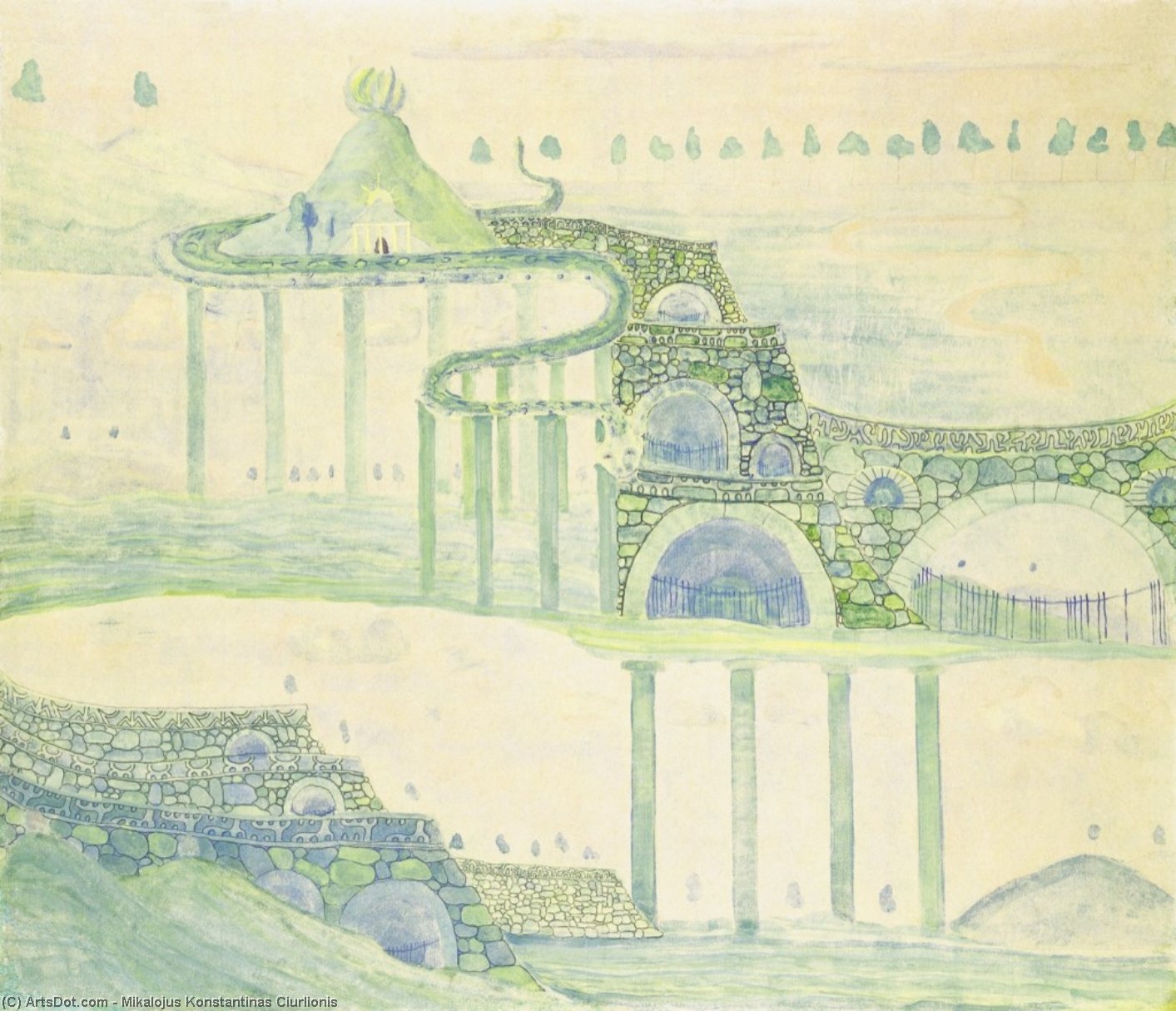 Allegro (sonata Of The Serpent) — Mikalojus Konstantinas Čiurlionis