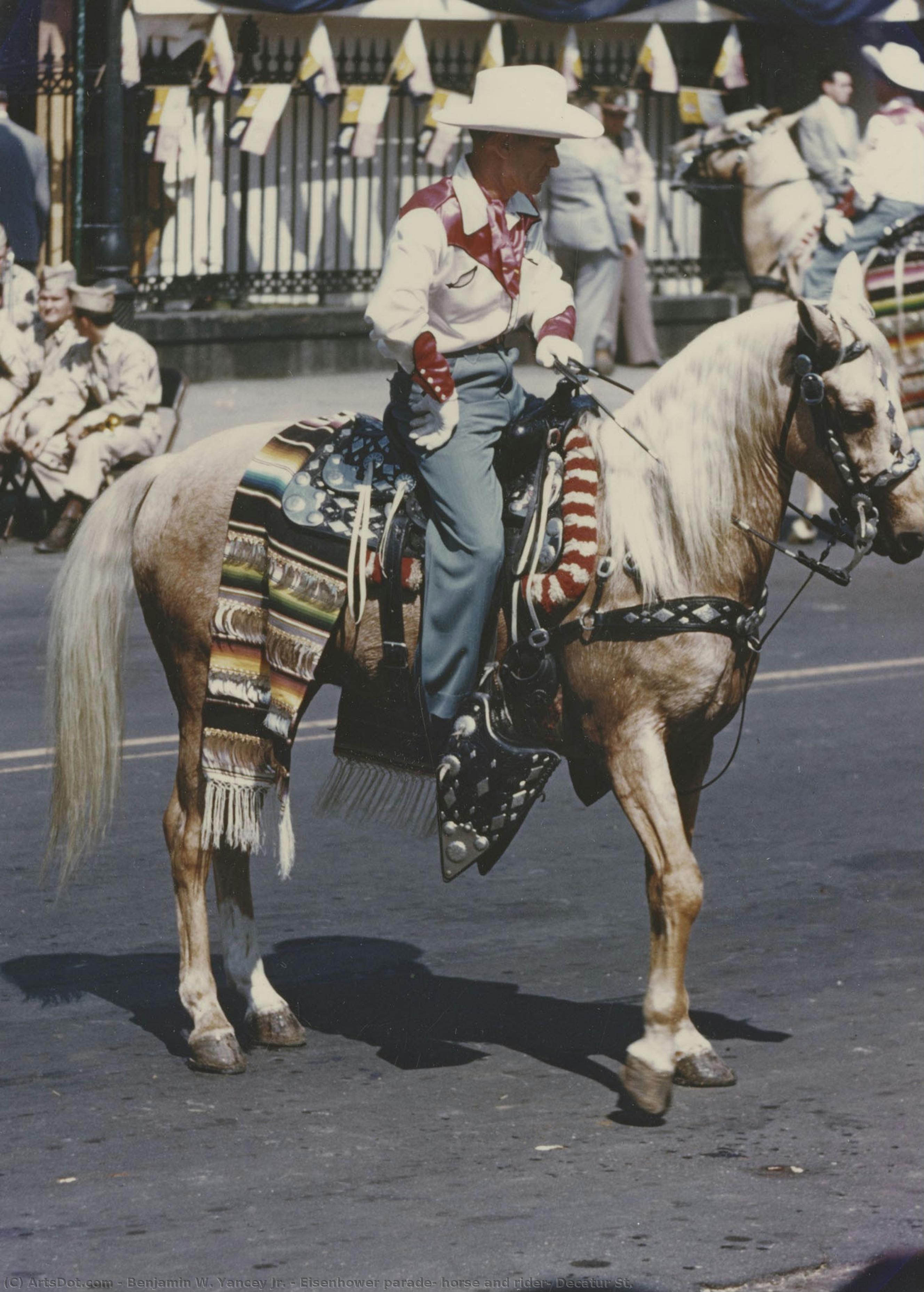 Eisenhower Parade, Horse And Rider, Decatur St. — Benjamin W. Yancey Jr.