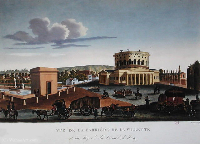 The Barriere De La Villette, C.1815 - (20) — Henri Courvoisier Voisin
