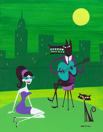 Moonligth Serenade — Josh Agle (shag)