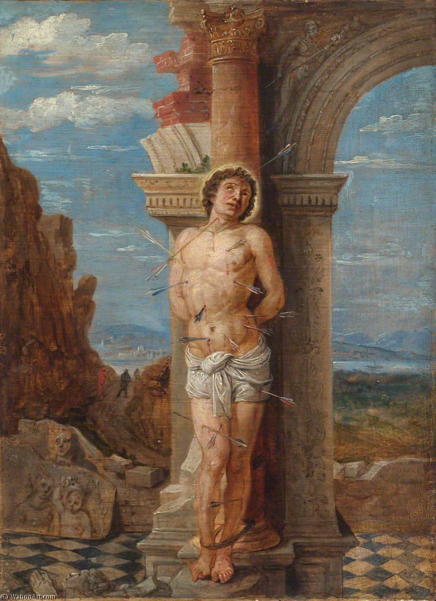 Saint Sebastian (after Andrea Mantegna) — David Teniers The Younger