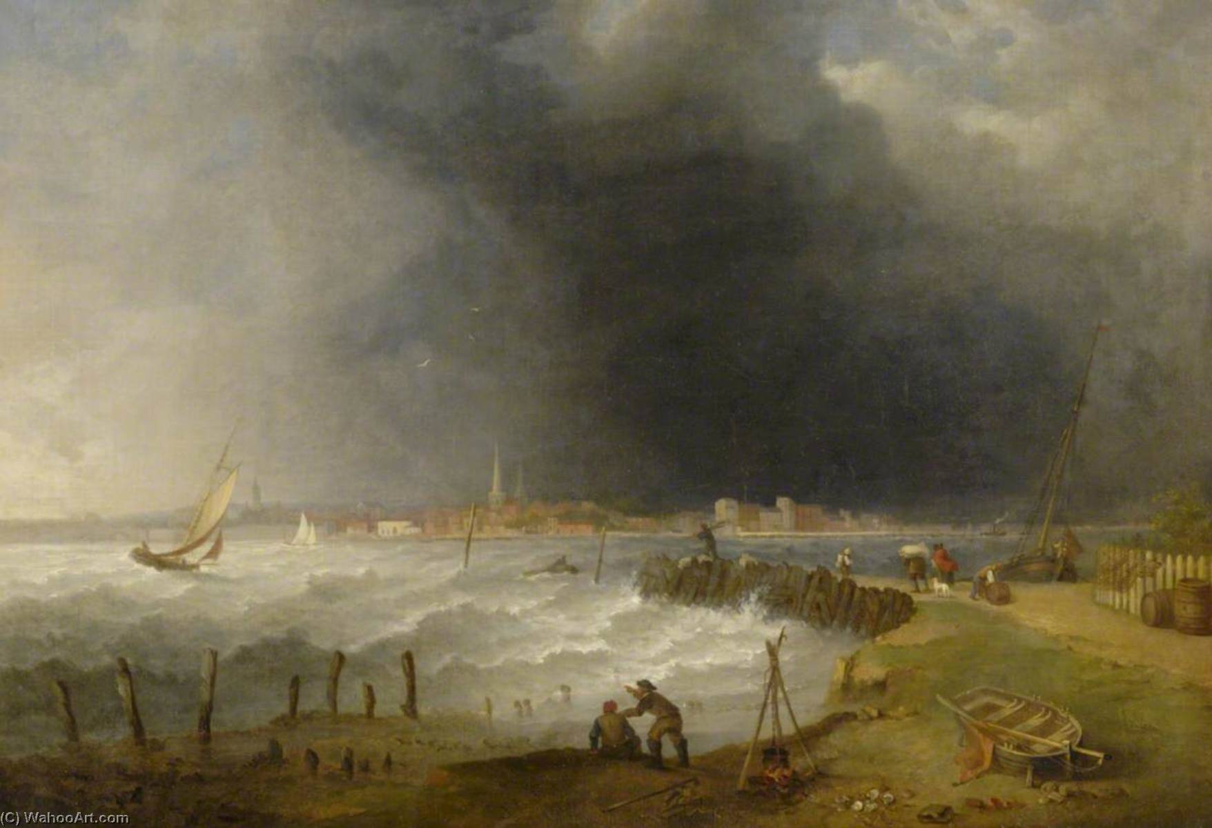 View Of Southampton — Фредерик Ли Брэдделль