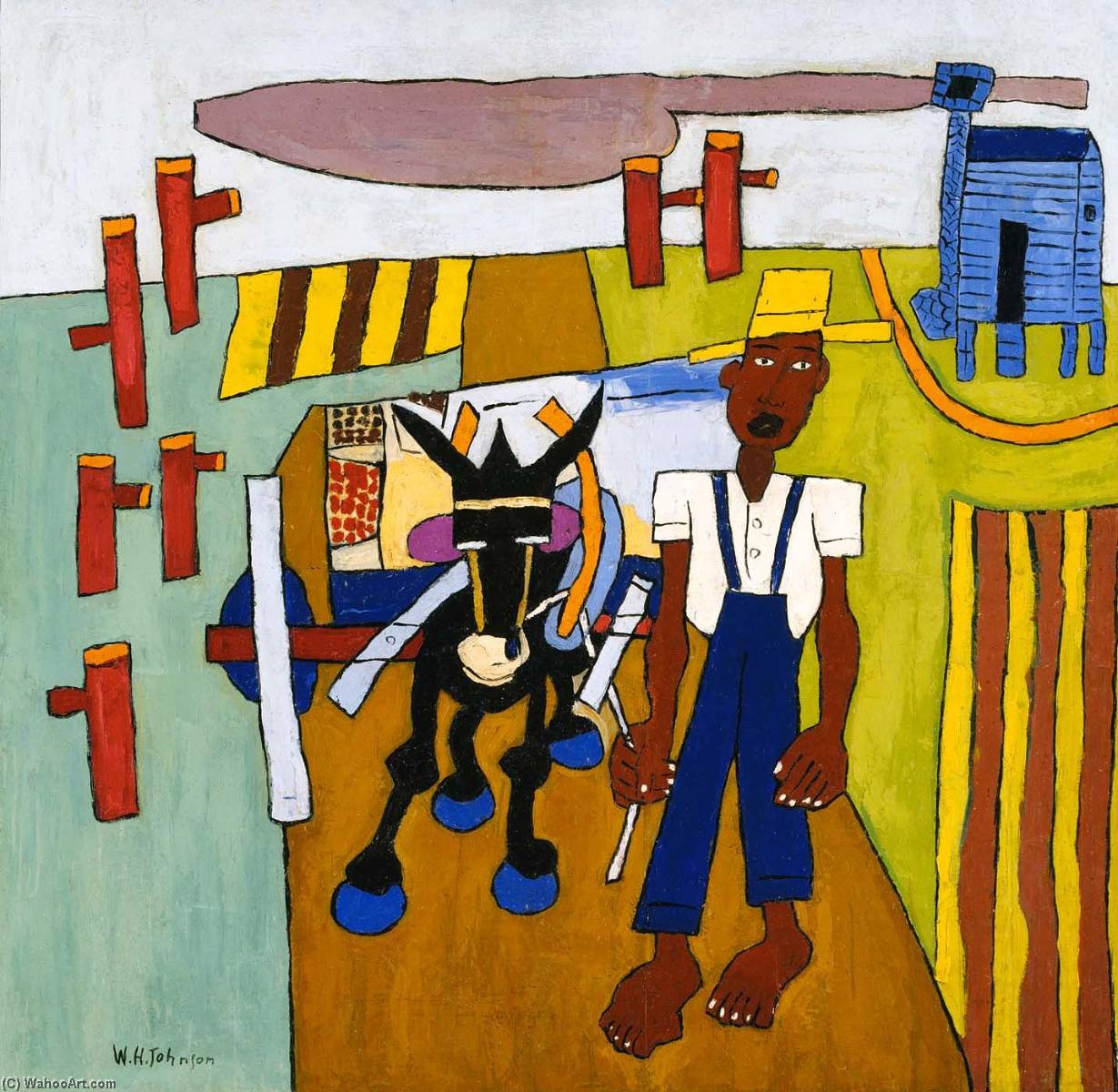 Going To Market — William H. Johnson