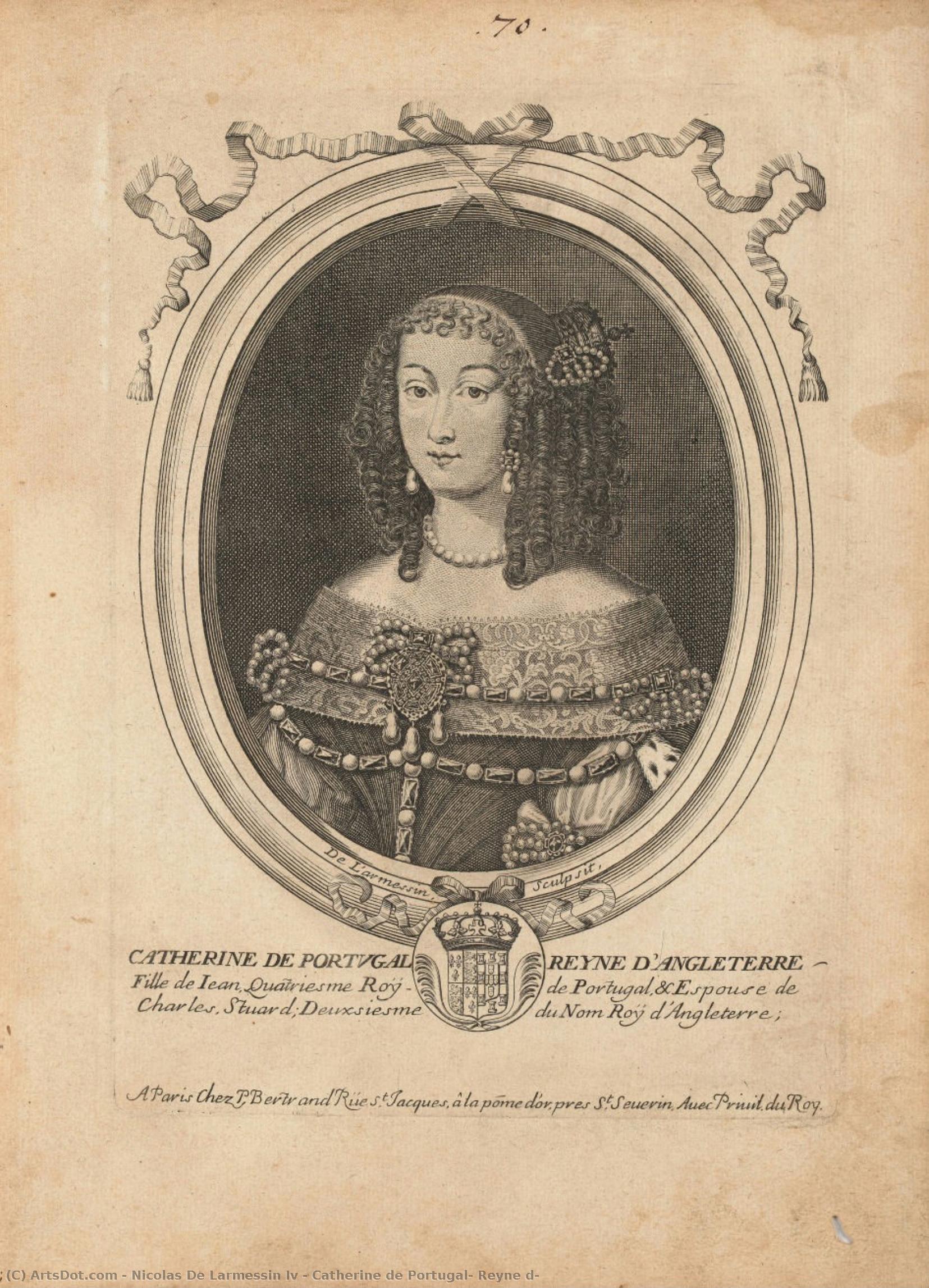 Catherine De Portugal, Reyne D — Nicolas De Larmessin Iv
