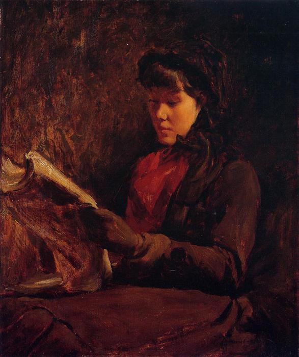 Girl Reading — Франк Дувенек