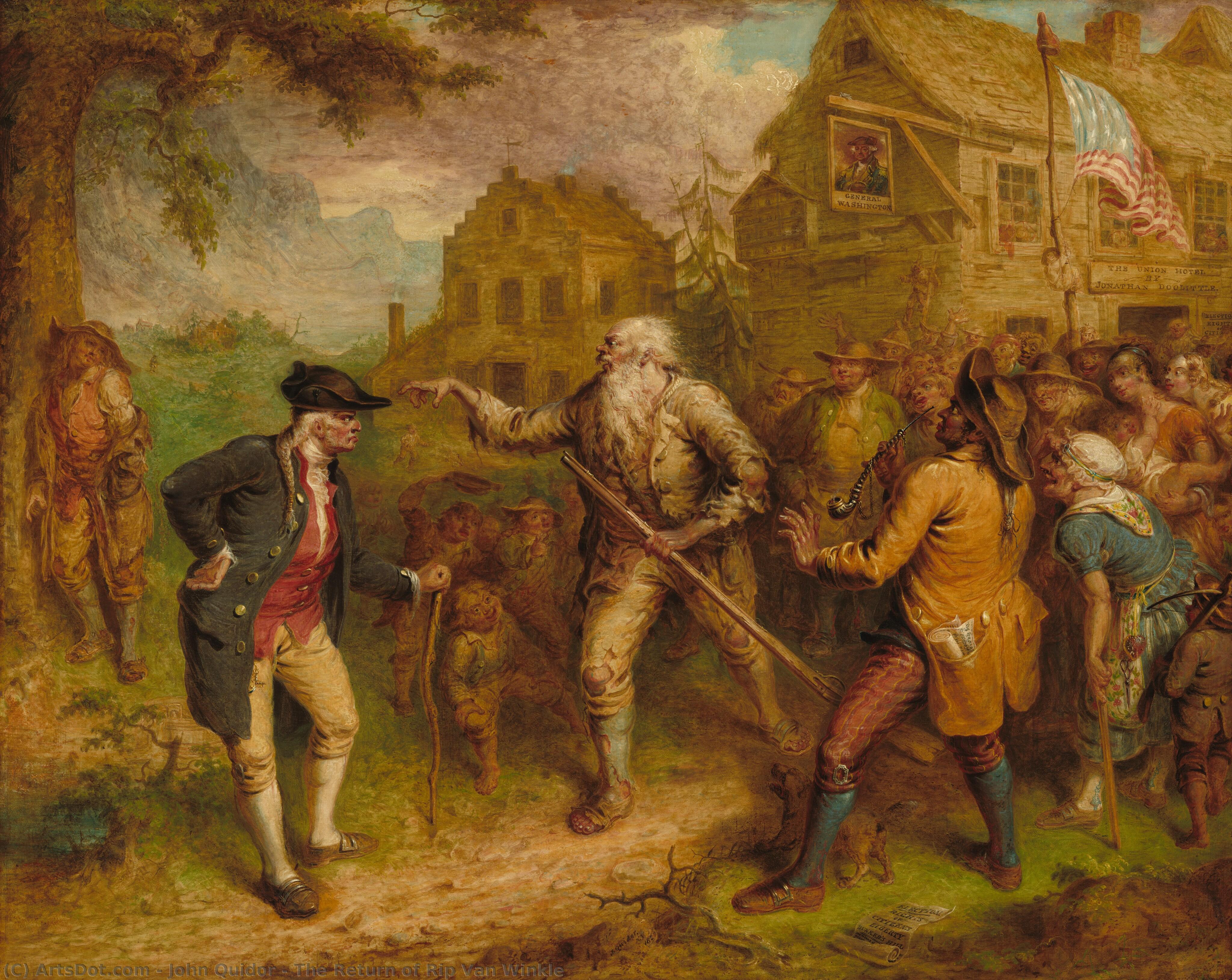 The Return Of Rip Van Winkle — John Quidor