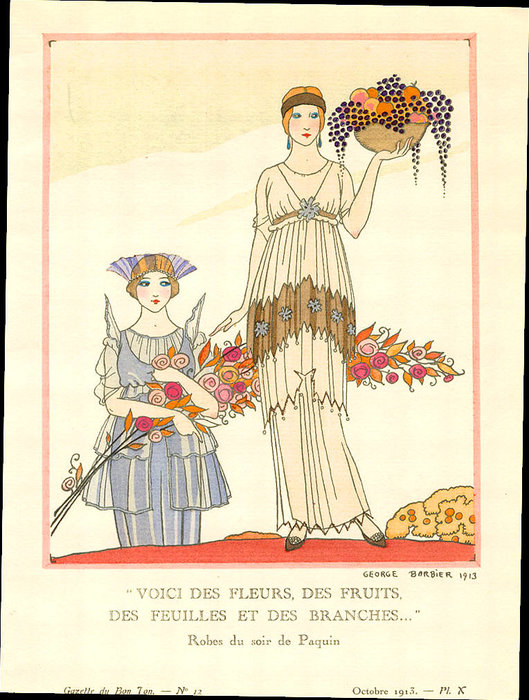 Voici Des Fleurs — Georges Barbier