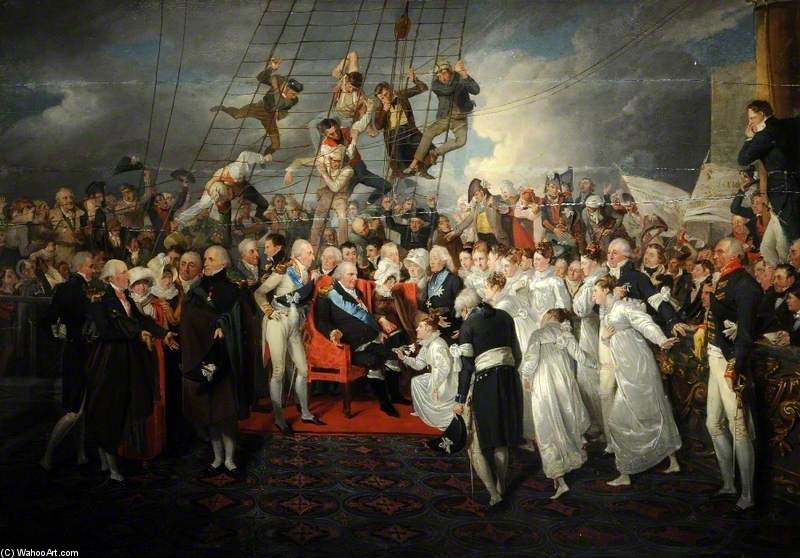 The Arrival Of King Louis Xviii Of France In Calais — Edward Bird
