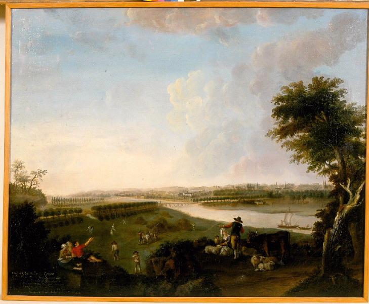 Vue De Tours Depuis La Côte De Grammont — Charles Antoine Rougeot